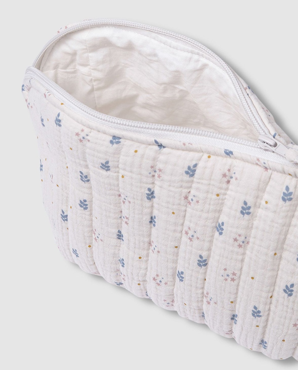 Nécessaire Estampado - Branco Sujo Gocco Cinzento-3