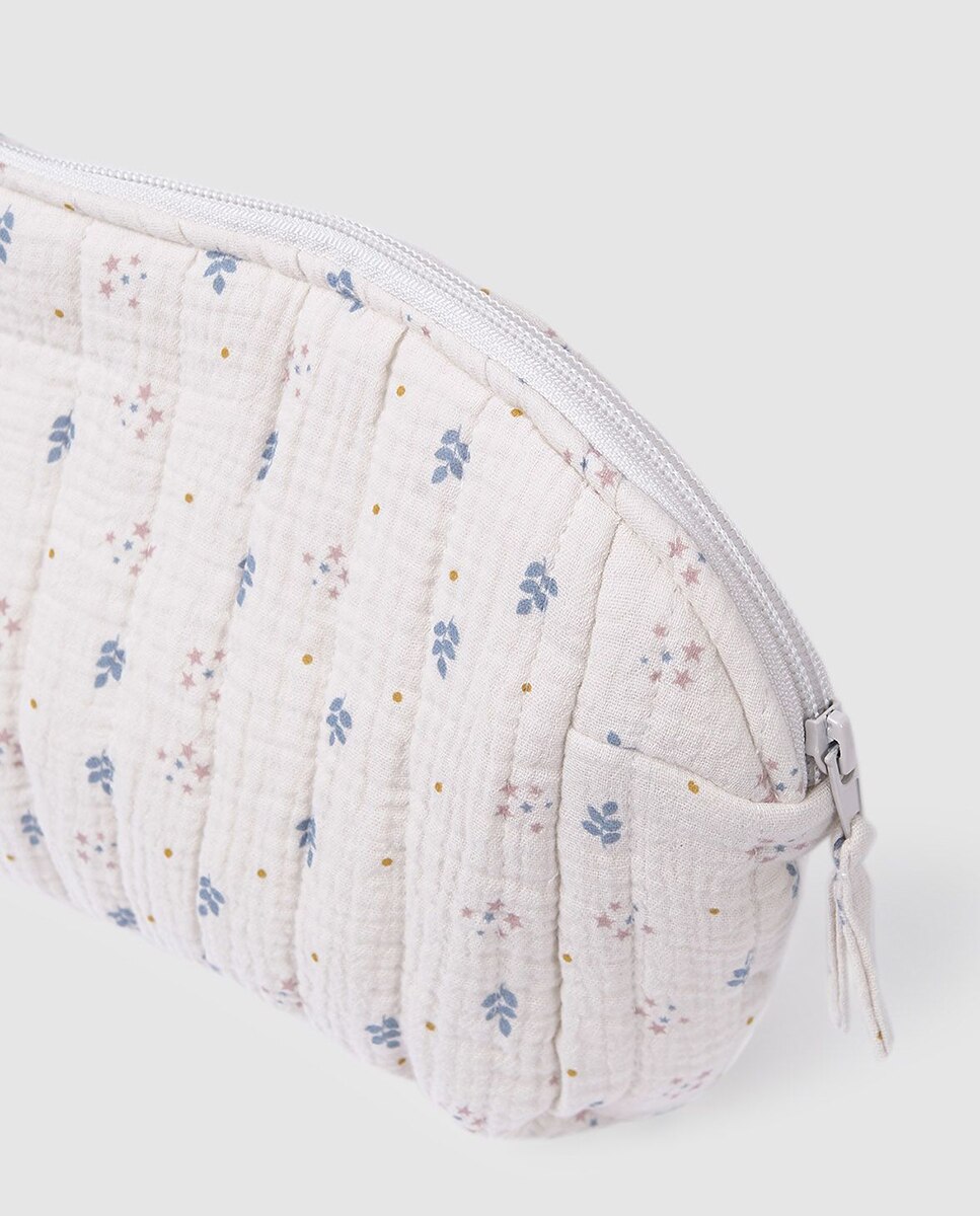 Nécessaire Estampado - Branco Sujo Gocco Cinzento-4
