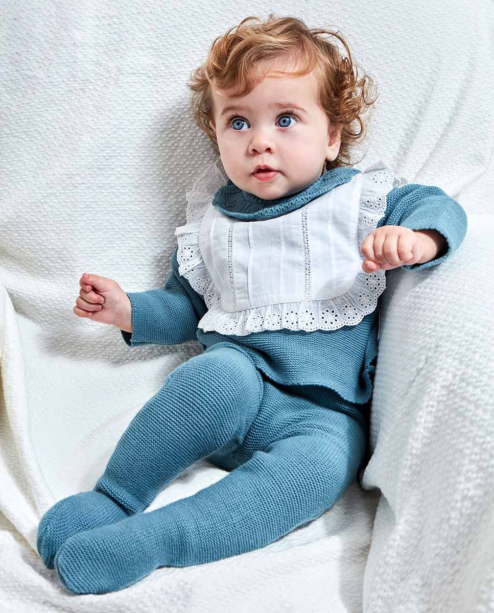 Babete com Tiras Bordadas Branco-6