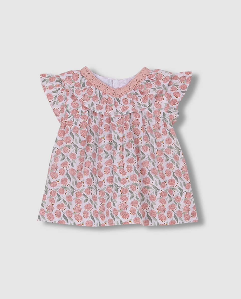 Blusa com estampado floral Gocco Branco-3