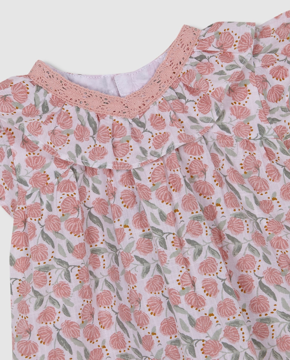 Blusa com estampado floral Gocco Branco-5