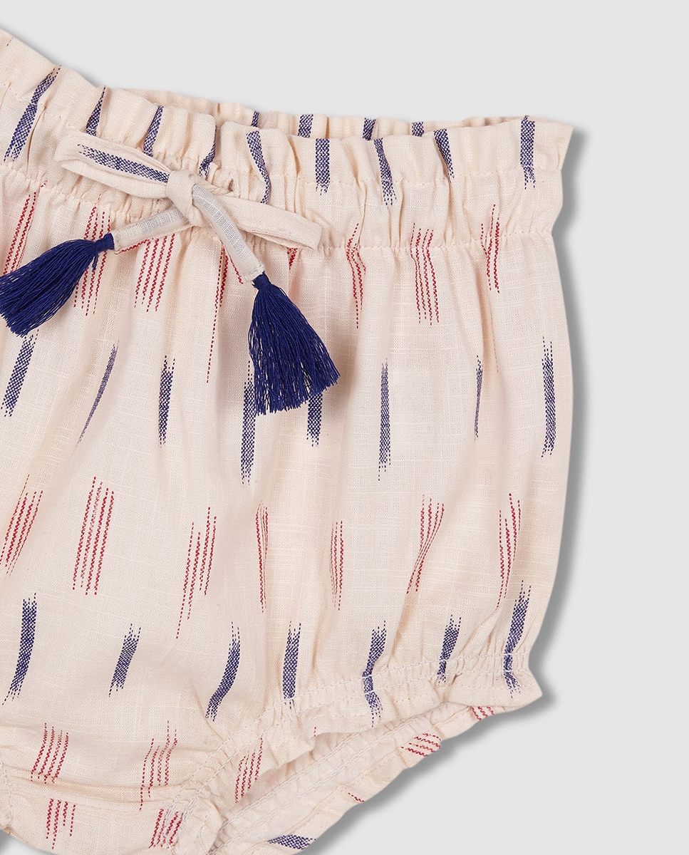 Calças Bombacha Ikat Nude-3