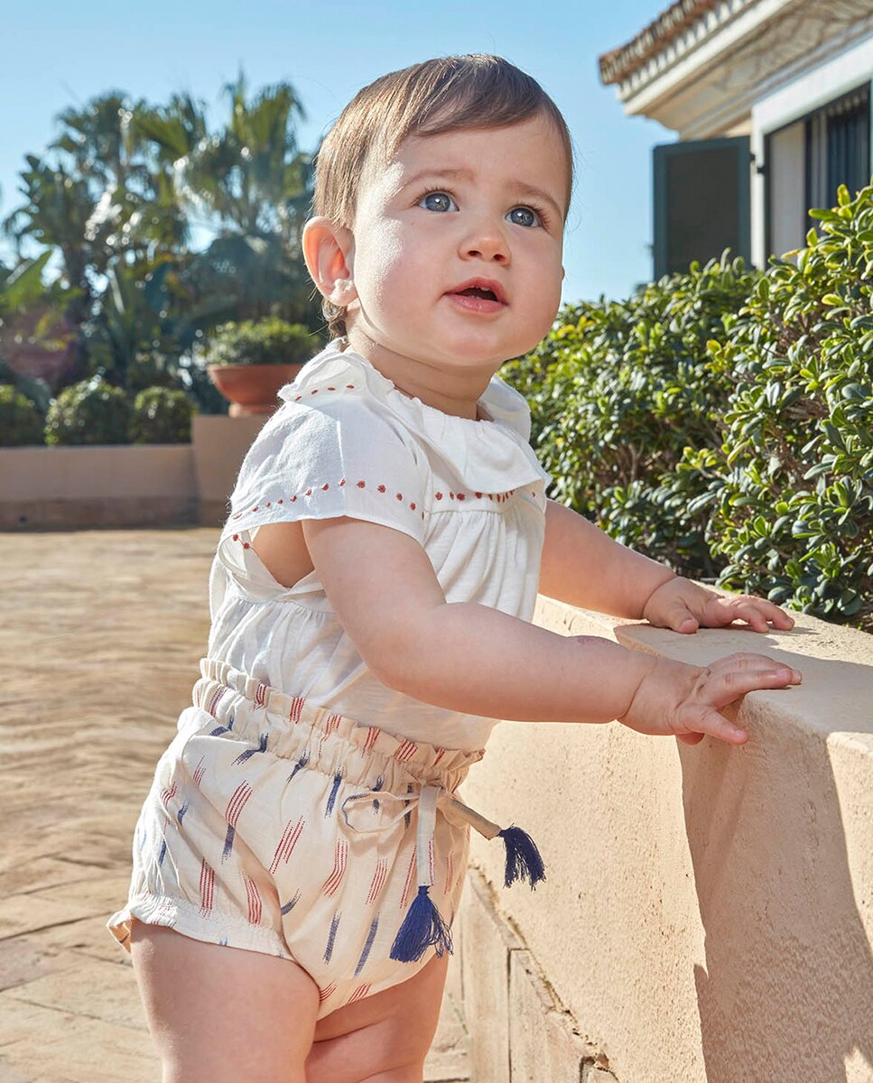 Calças Bombacha Ikat Nude-5