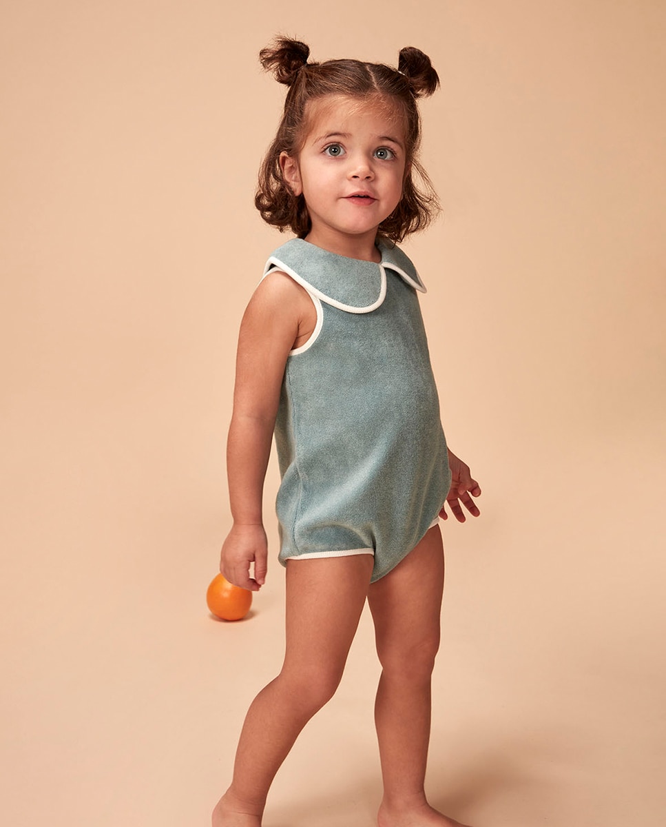 Babygrow em Tecido Turco Nude-1