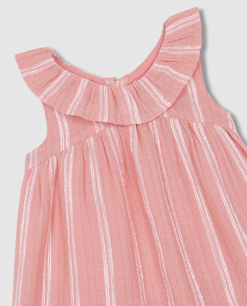 Vestido Tecido Dobby Gocco Rosa-5