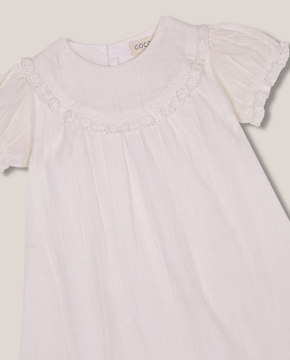 Conjunto faldón y capota - Gocco - Blanco Blanco-3