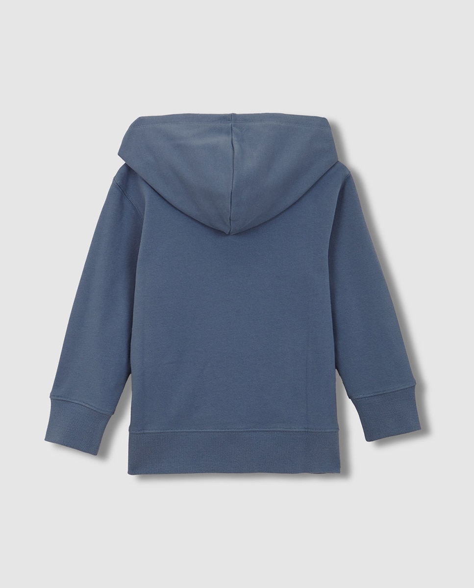 Sweatshirt Gráfico Geométrico Cinzento-3