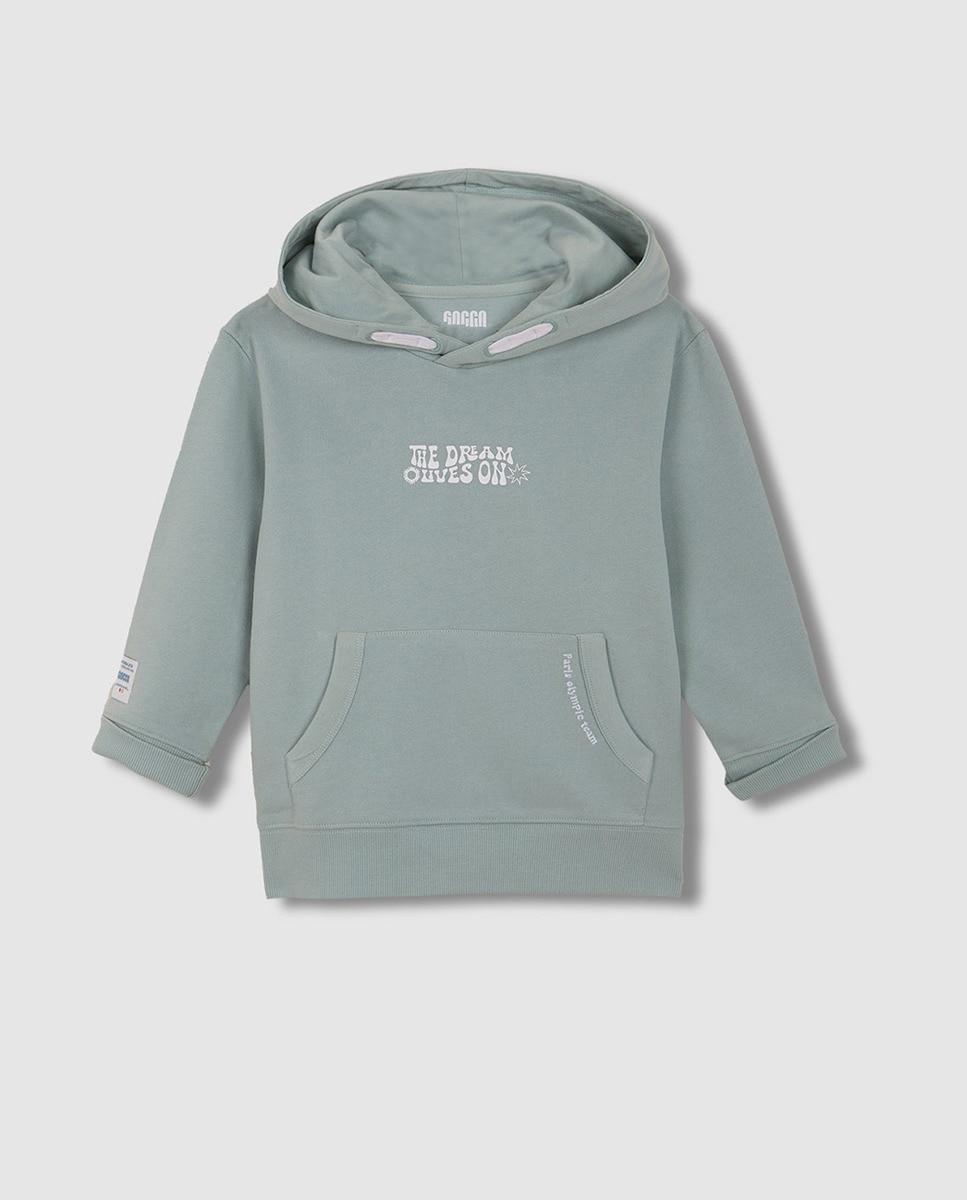 Sweatshirt Estrela Olympics Verde-claro-1