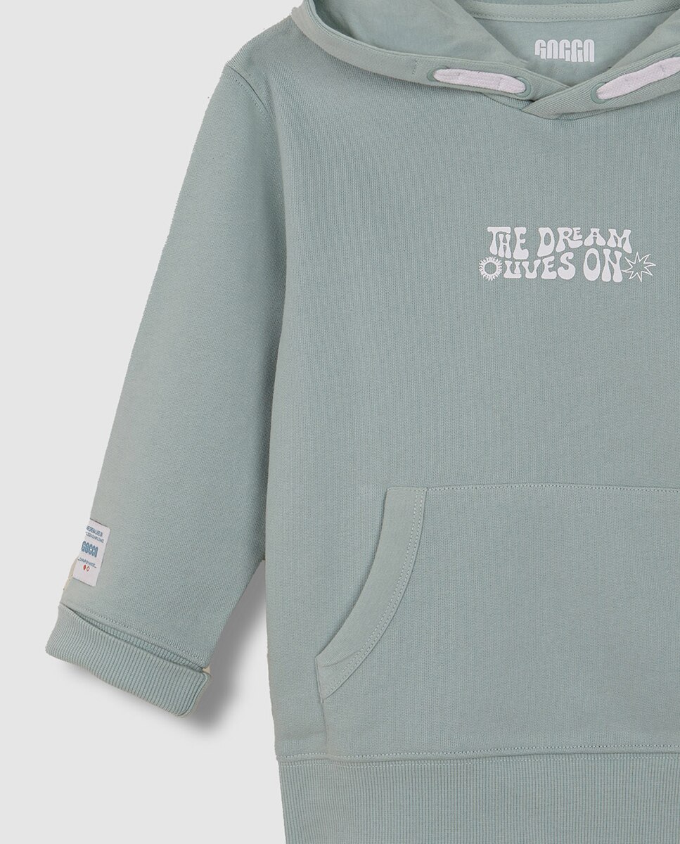 Sweatshirt Estrela Olympics Verde-claro-4