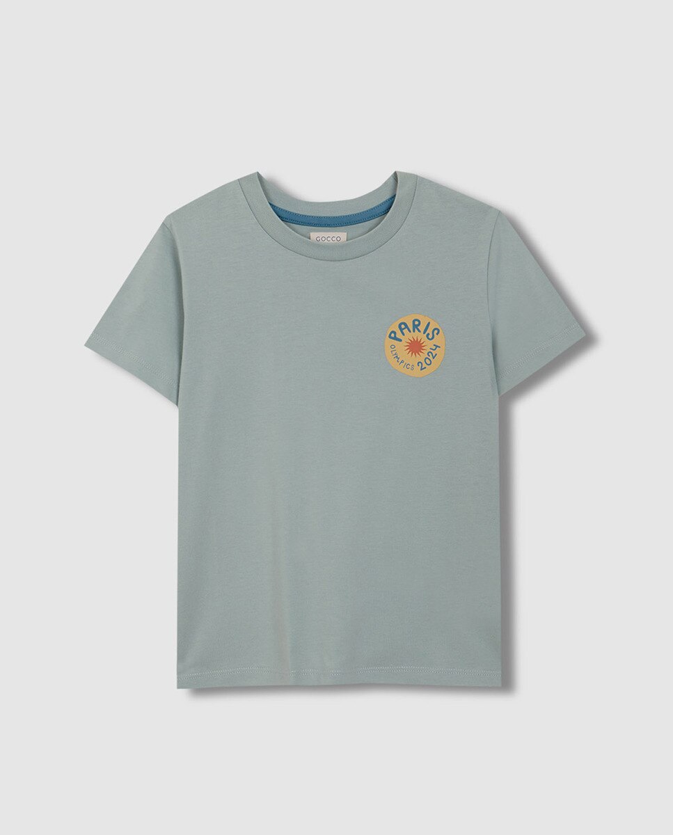T-shirt Paris Olympics Gocco Verde-claro-3
