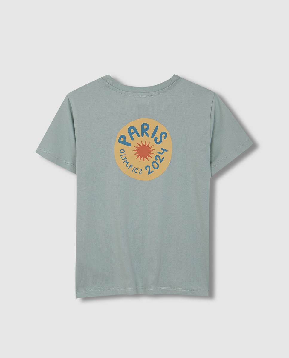T-shirt Paris Olympics Gocco Verde-claro-4