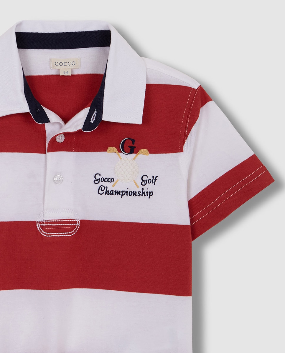 Polo Remendo Golfe Azul-claro-5