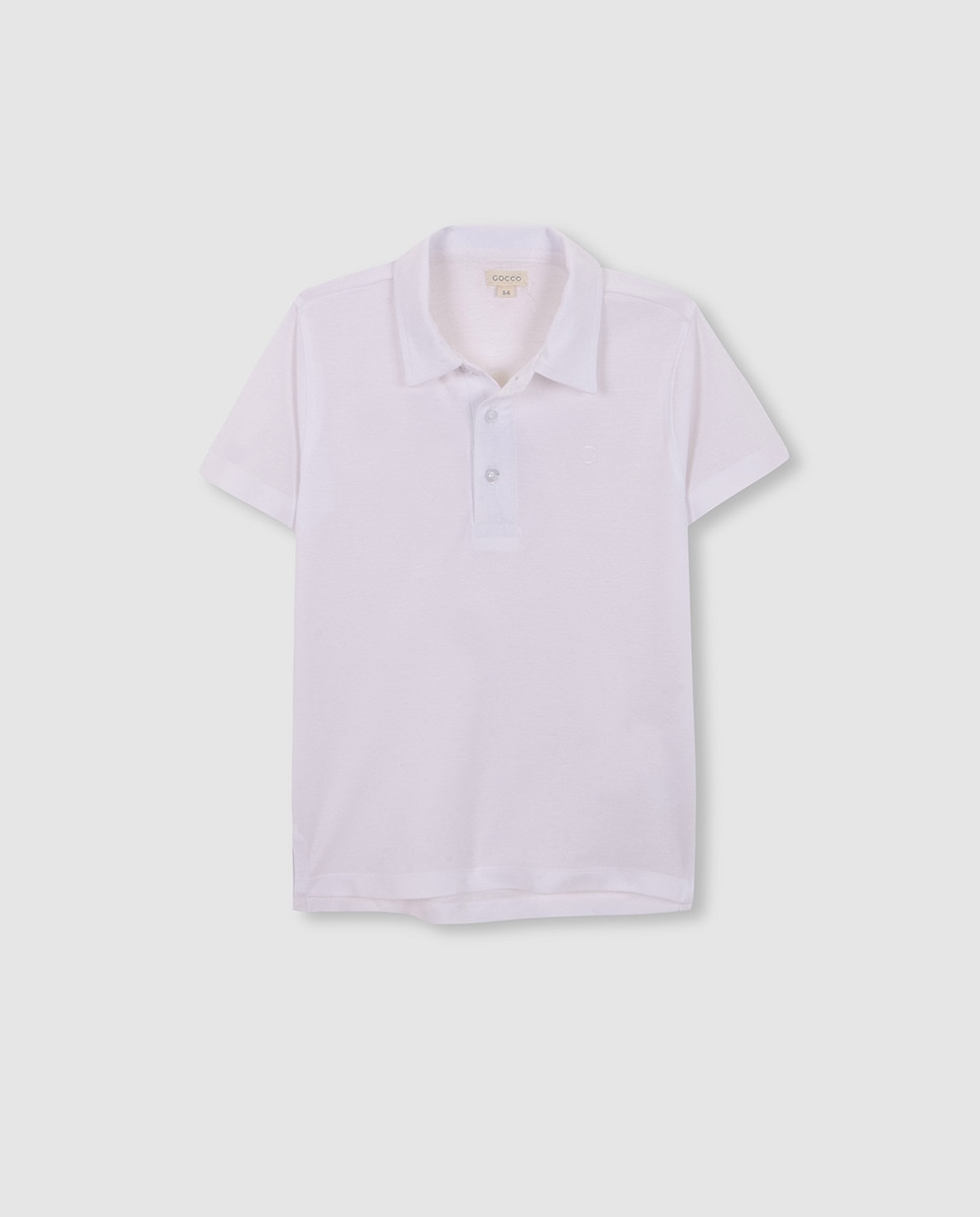 Polo Básico Gocco Branco-2