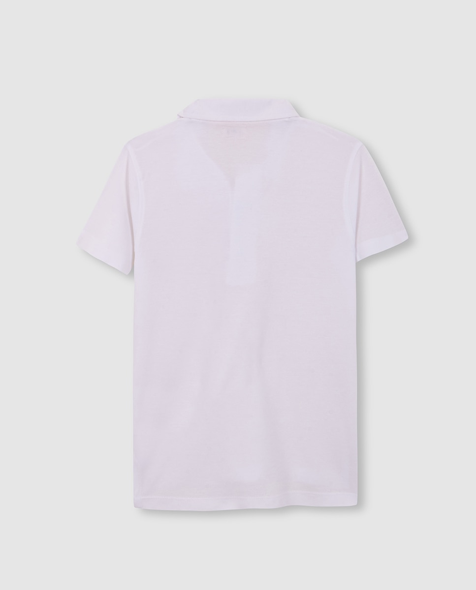 Polo Básico Gocco Branco-3
