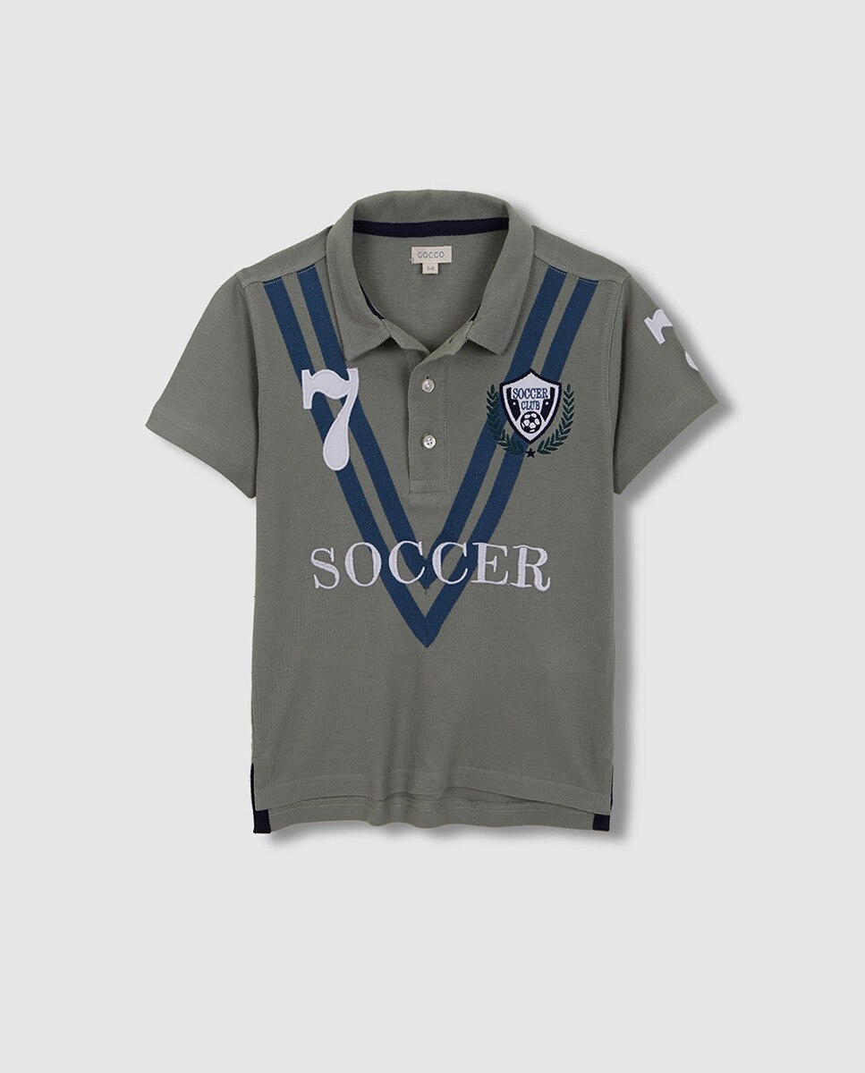 Polo Soccer Gocco Verde-3