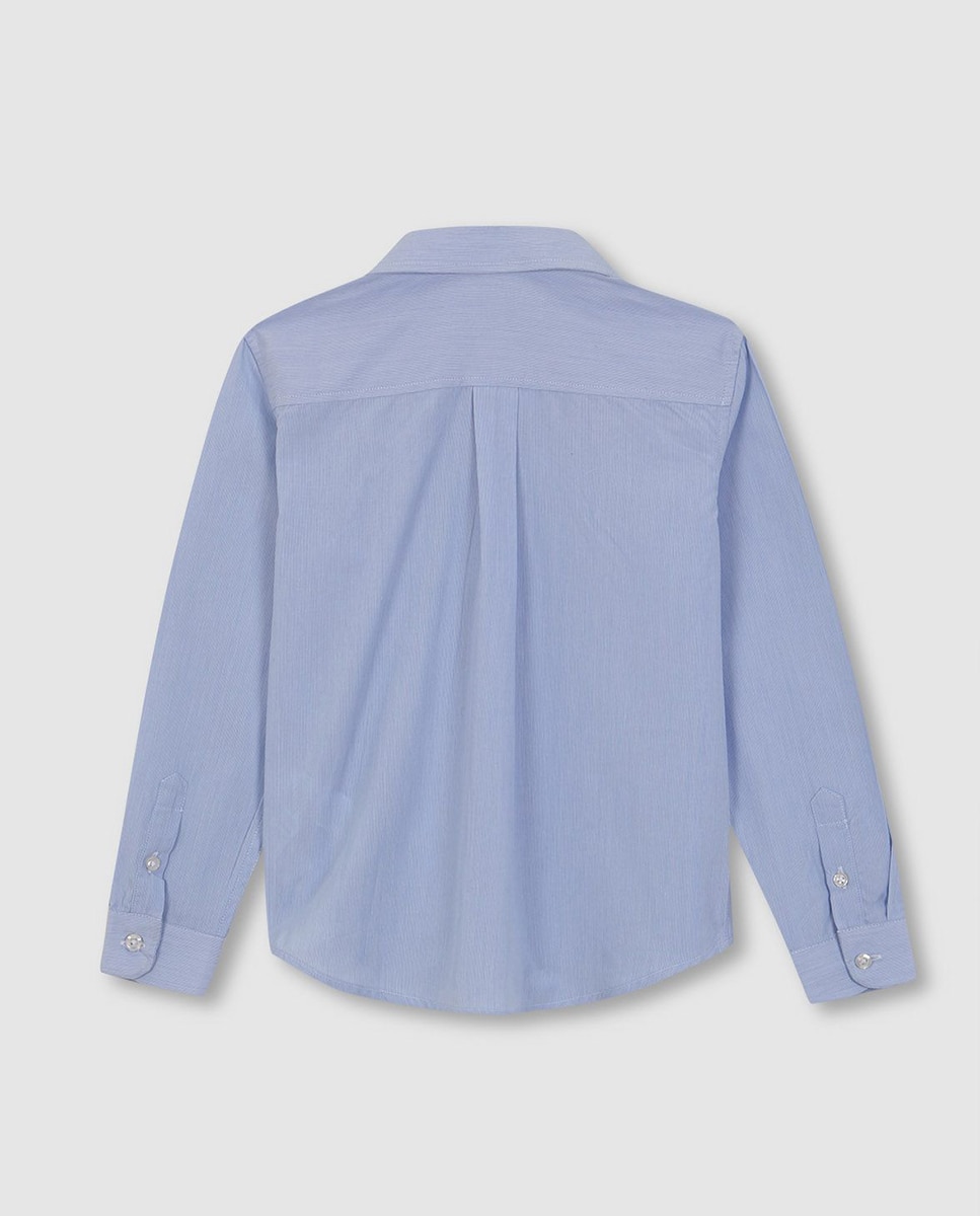 Camisa Fil a Fil Smart Gocco Azul-4