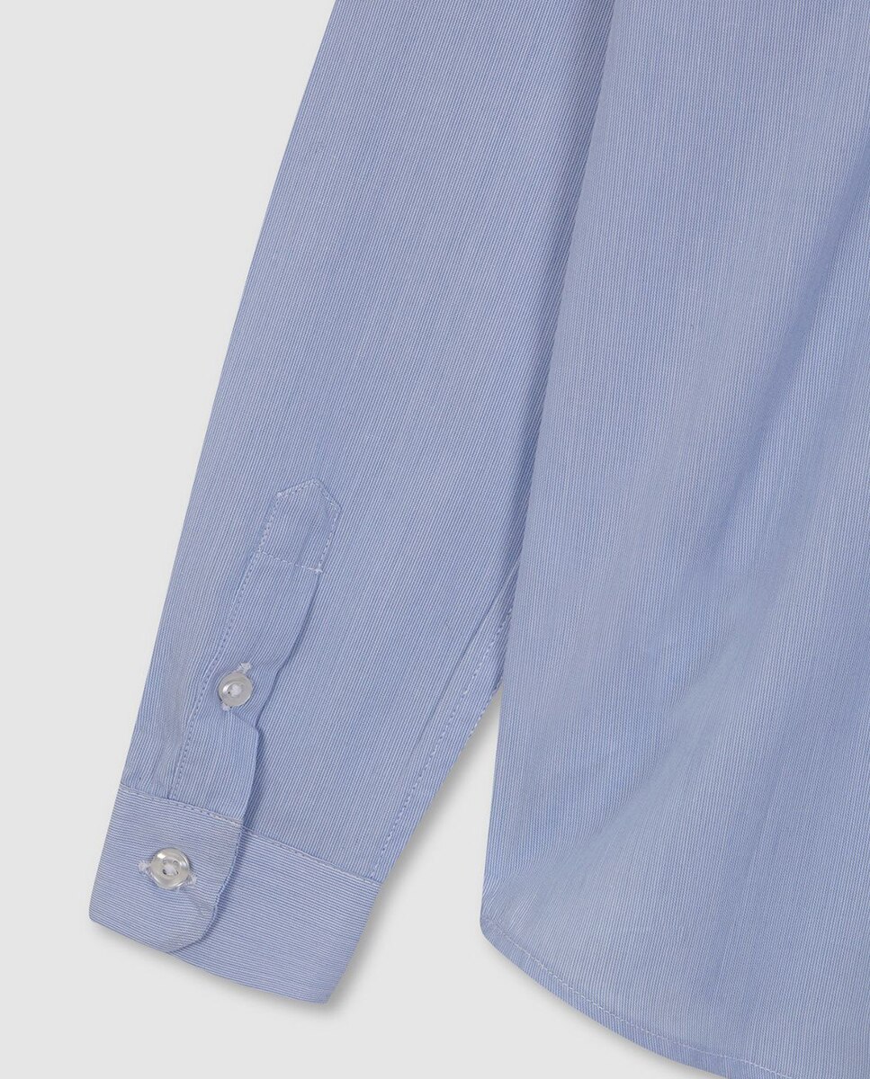 Camisa Fil a Fil Smart Gocco Azul-6