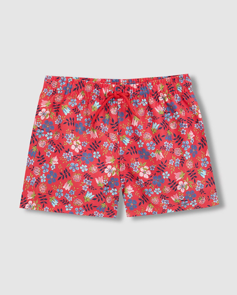 Fato de Banho com Estampado Liberty Gocco Rosa-3