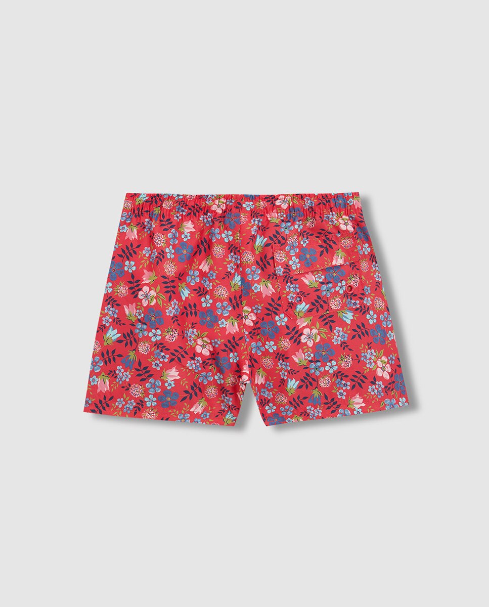 Fato de Banho com Estampado Liberty Gocco Rosa-4