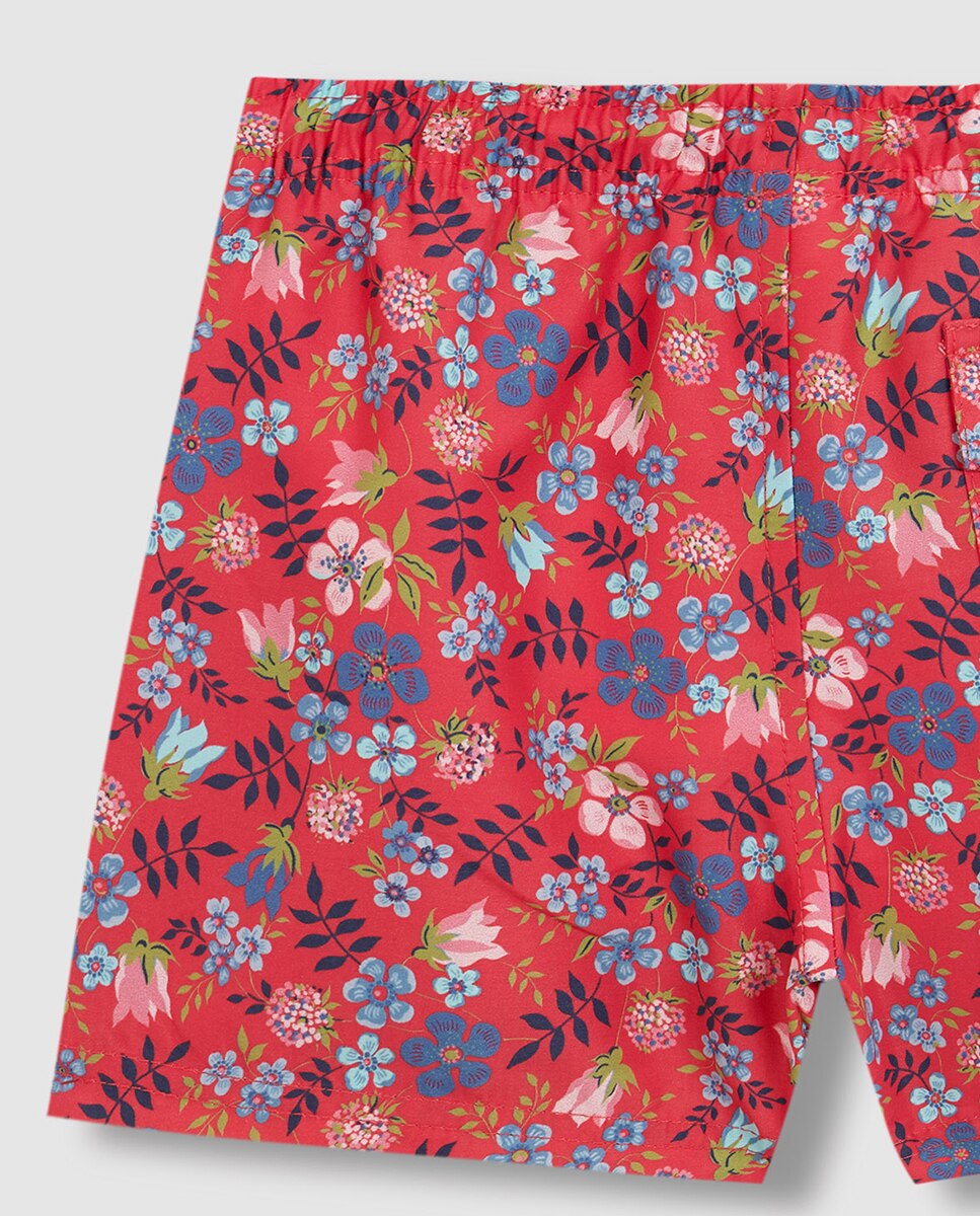 Fato de Banho com Estampado Liberty Gocco Rosa-6