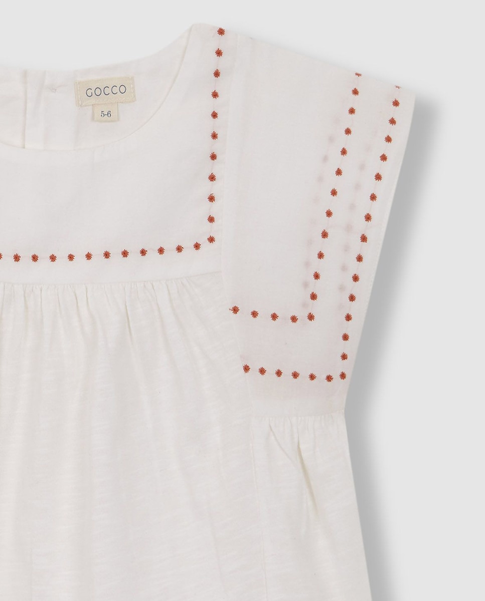 T-shirt Rústica Bordados Gocco Branco-5