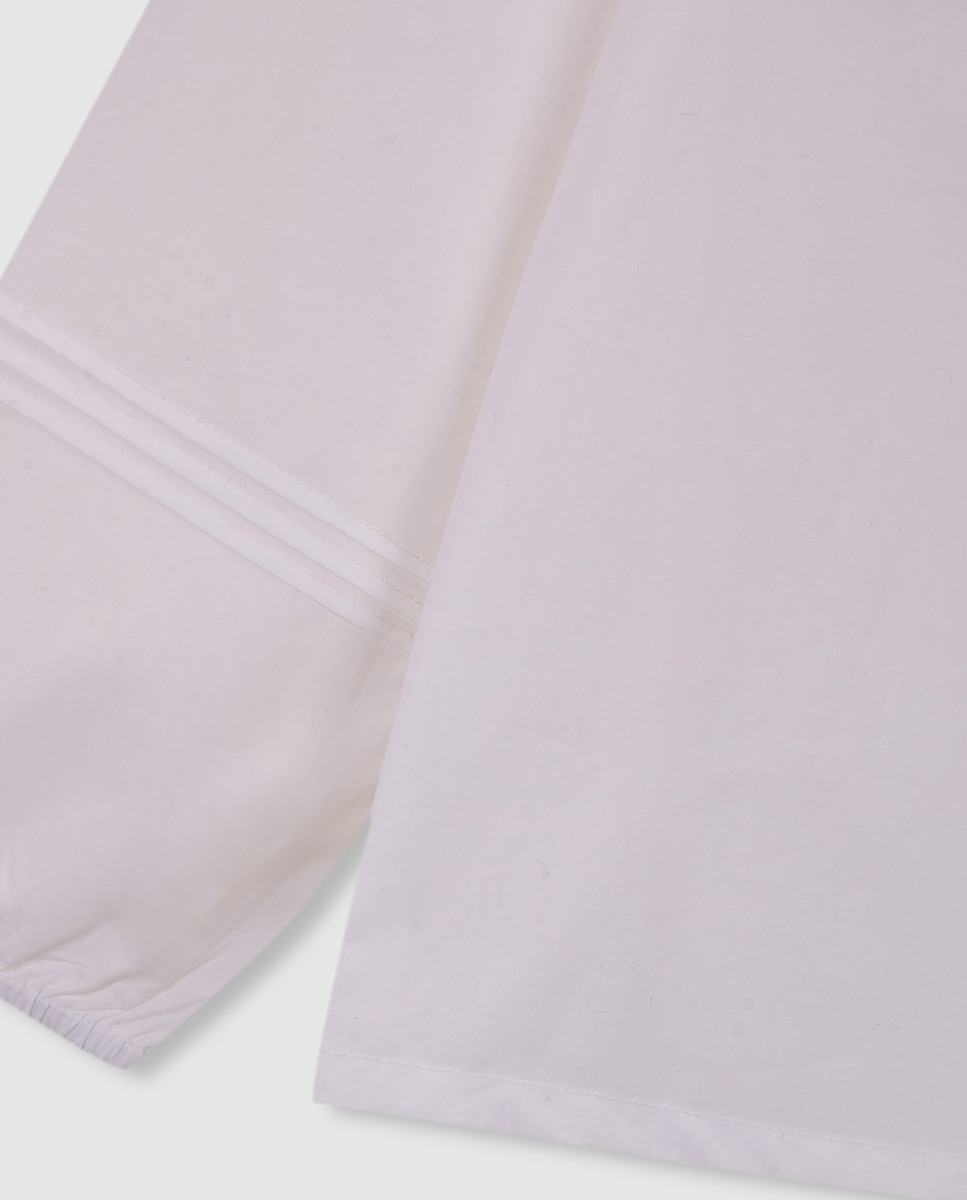 Blusa de Manga Comprida com Gola de Marinheiro Gocco Branco-6