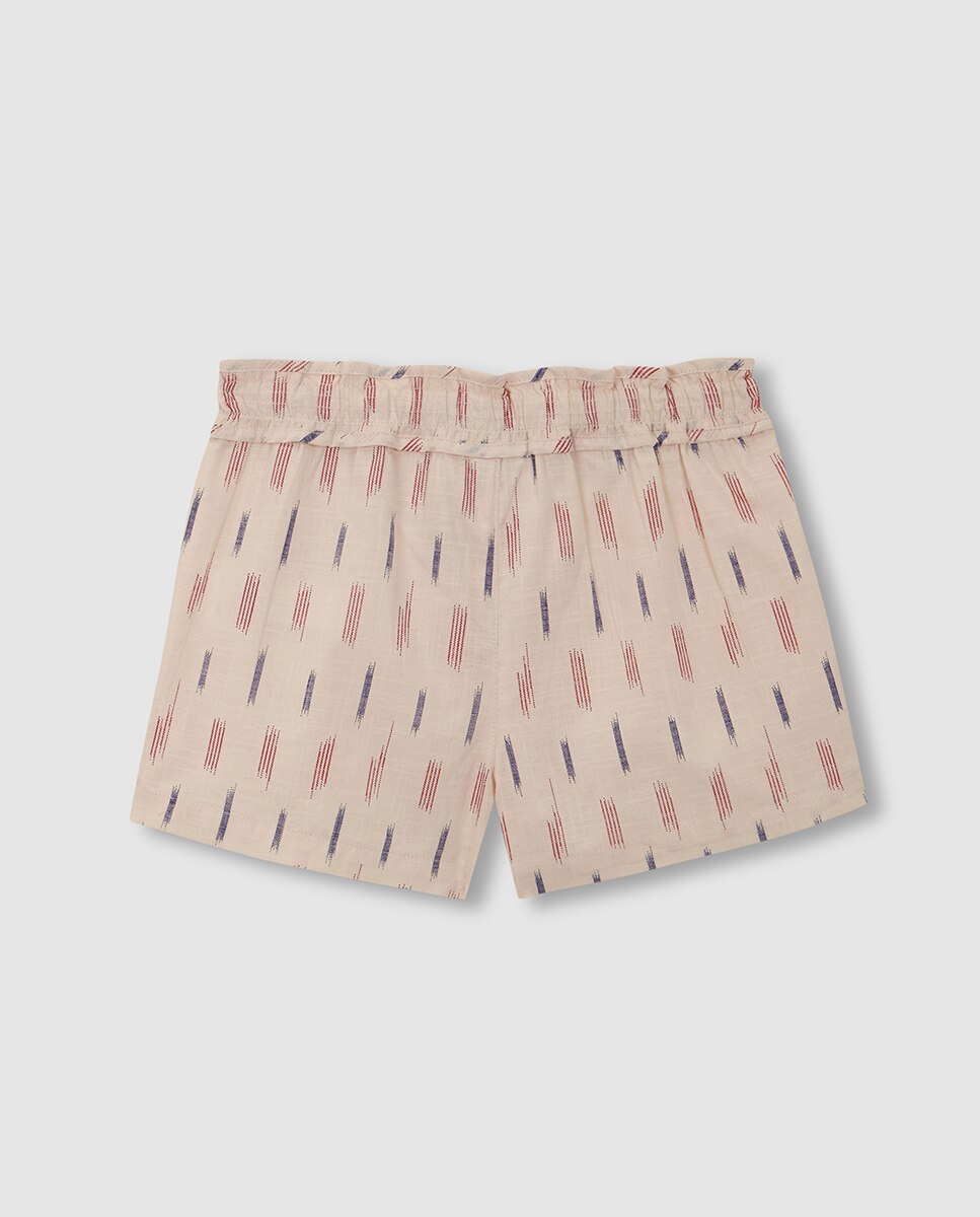 Calções Ikat Branco-2