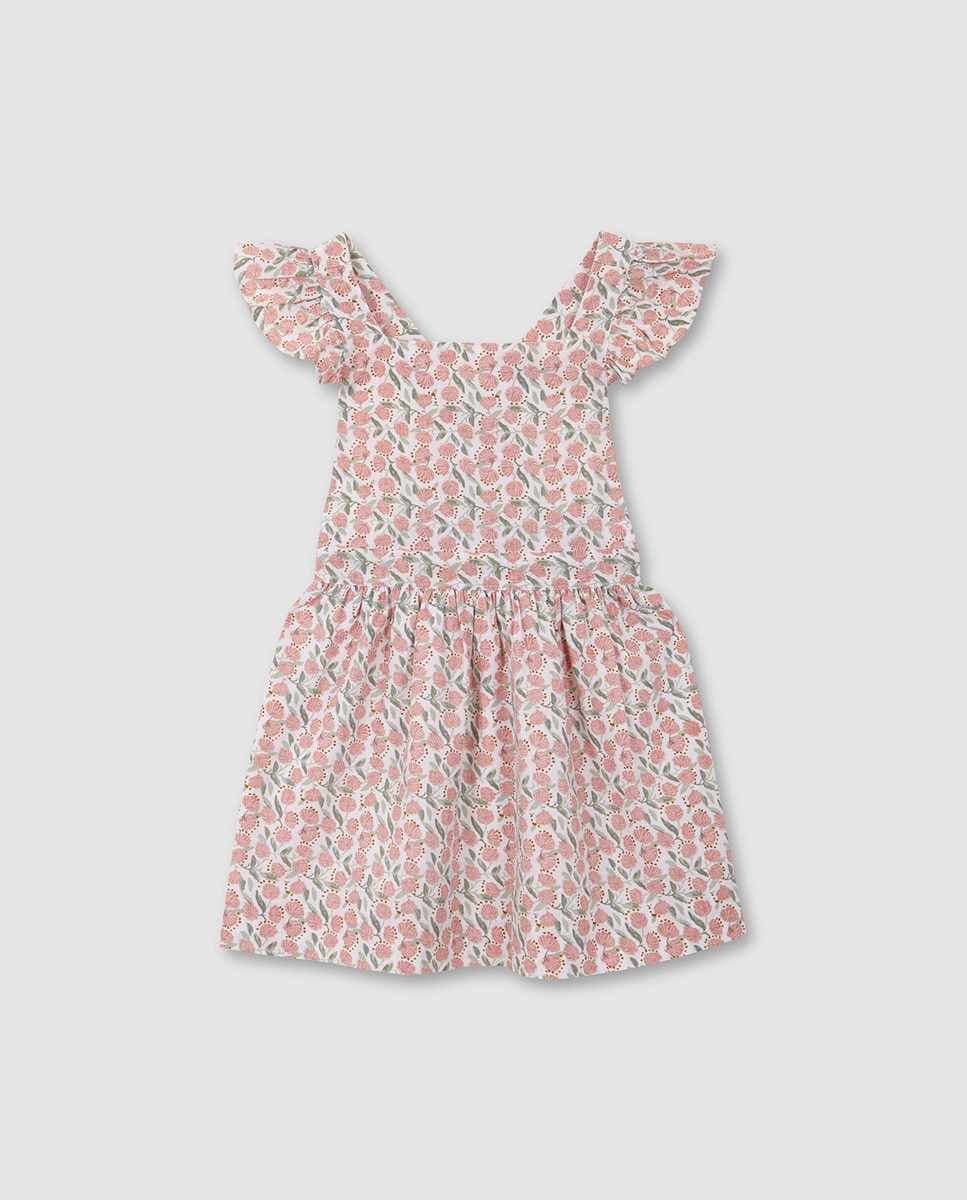 Jardineiras com Estampado Floral Gocco Branco-1