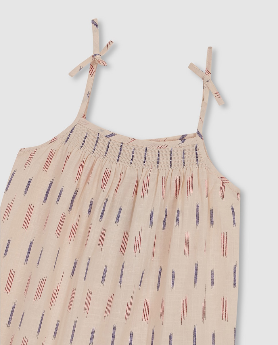 Vestido Ikat de Alças Gocco Branco-3