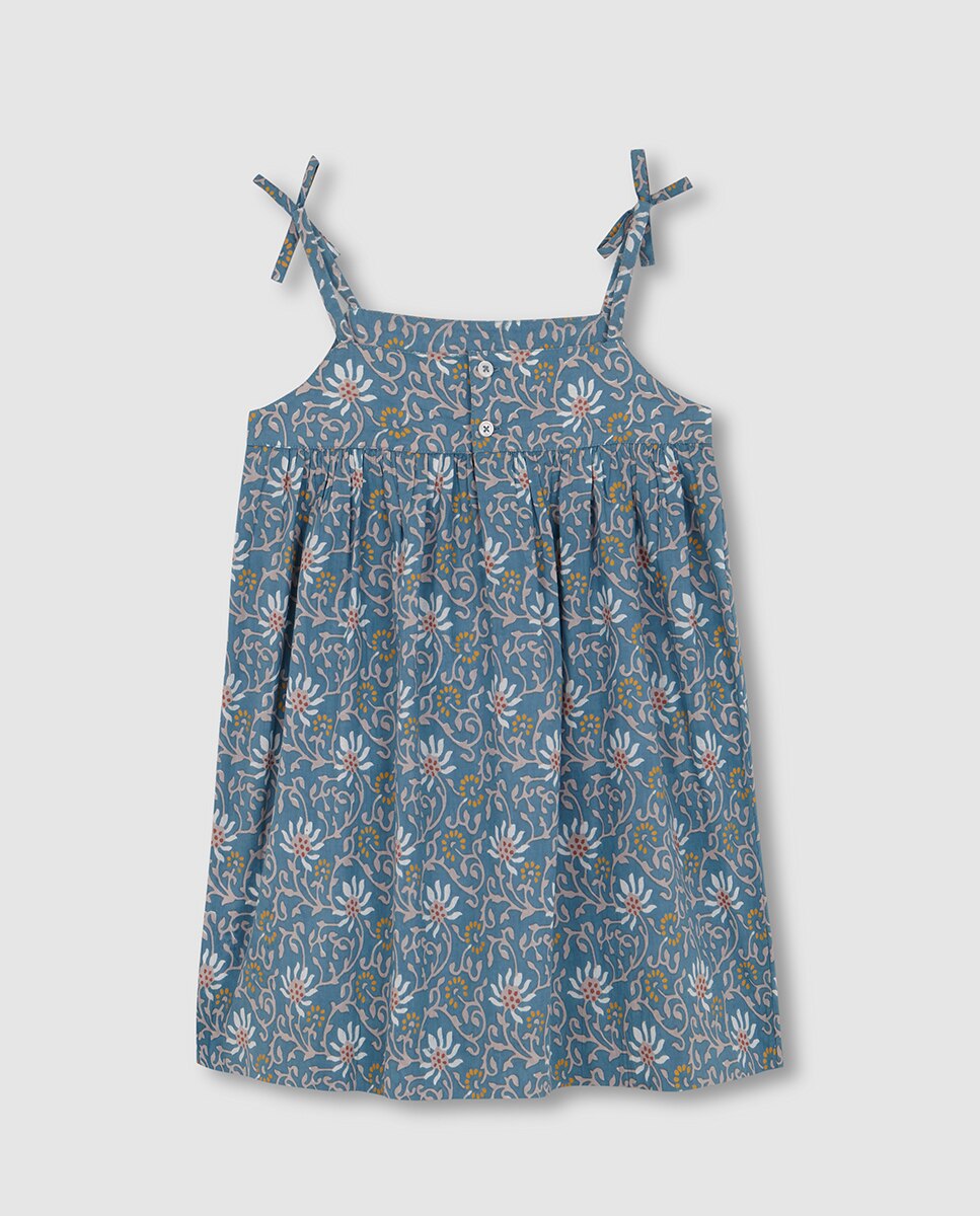 Vestido com alças Gocco Azul-3