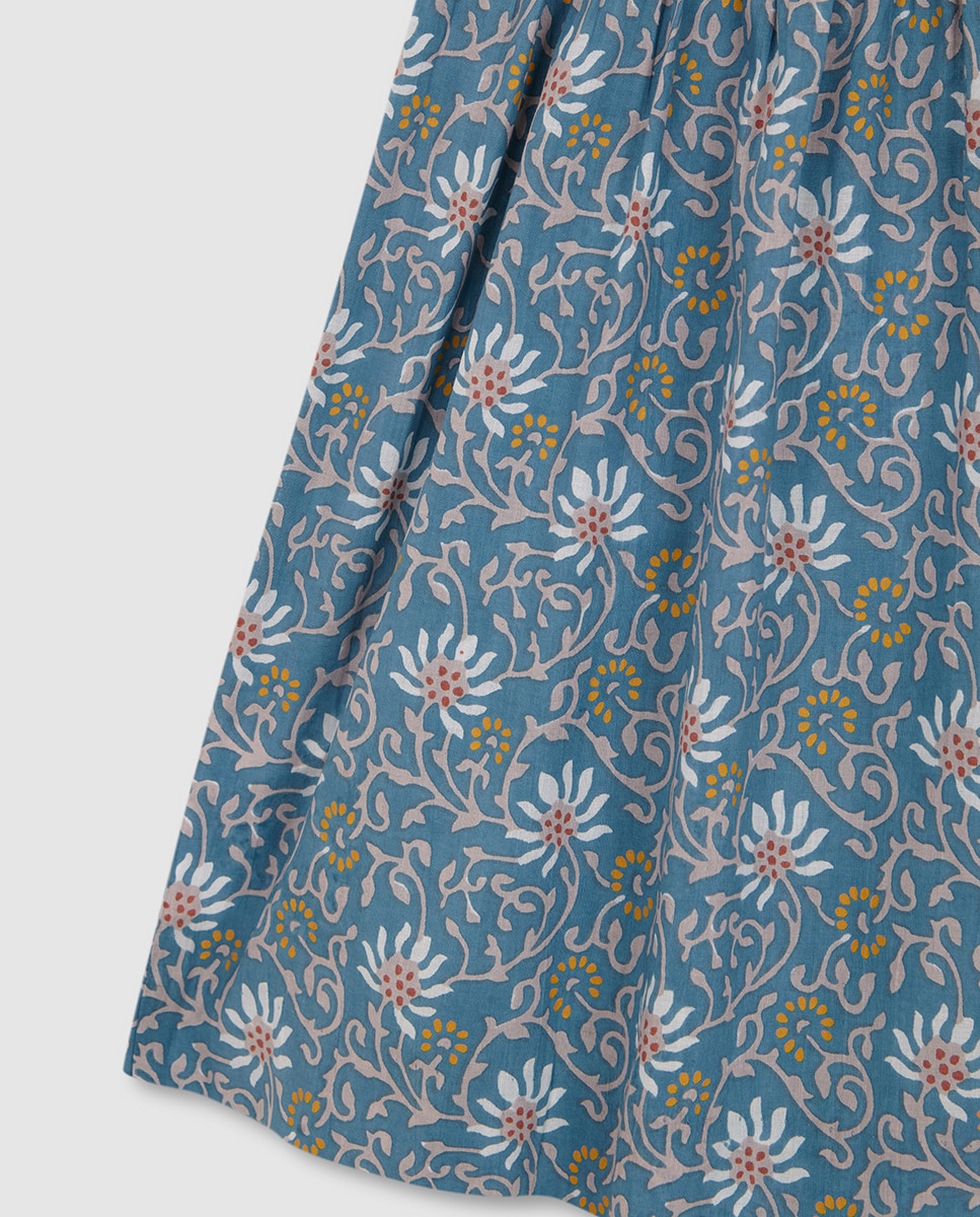 Vestido com alças Gocco Azul-5