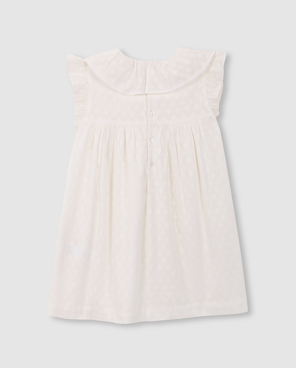 Vestido de Dobby Gocco Branco-4