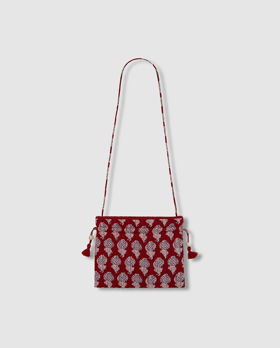 Mala com Estampado Índio Vermelho-1