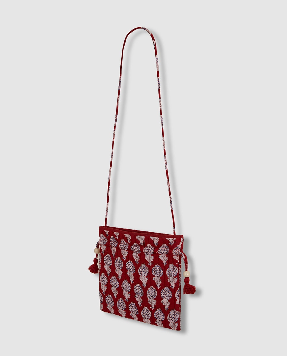 Mala com Estampado Índio Vermelho-2