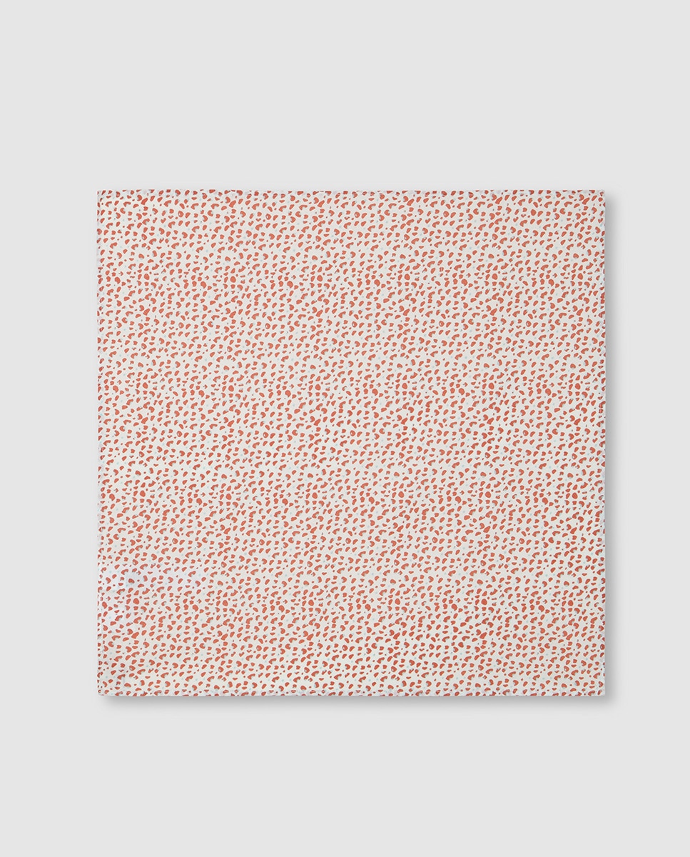 Echarpe com Estampado Animal Coral-2