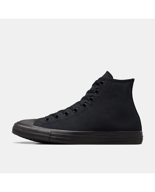 Sapatilhas altas casual unissexo Chuck Taylor All Star em lona Converse Preto-4
