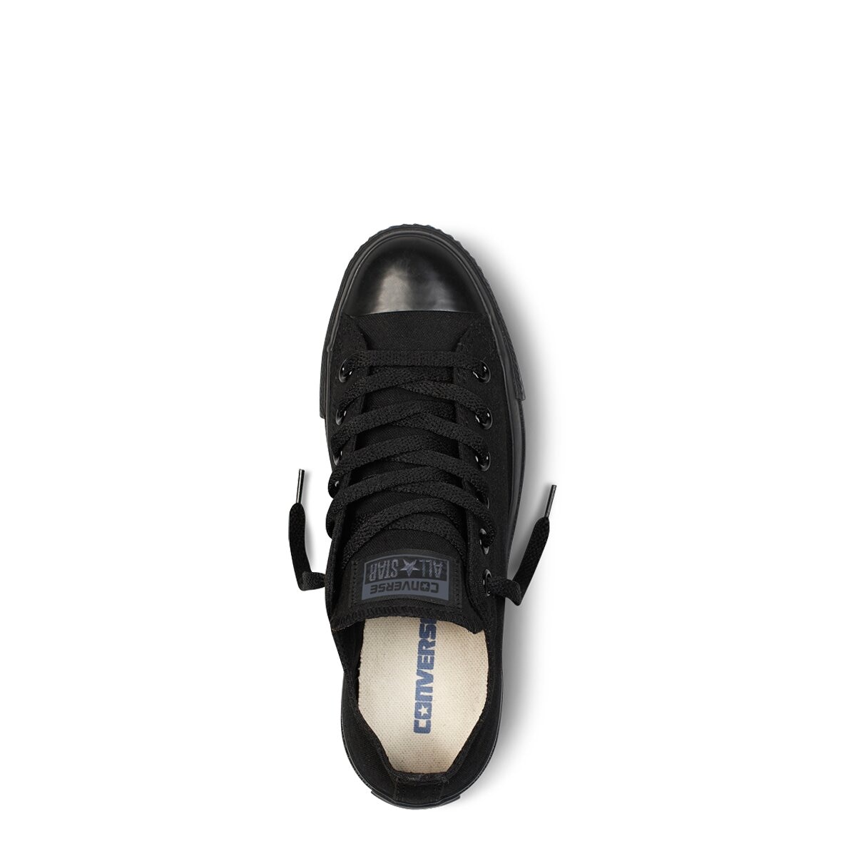 Sapatilhas baixas casual unissexo Chuck Taylor All Star em lona Converse Preto-4