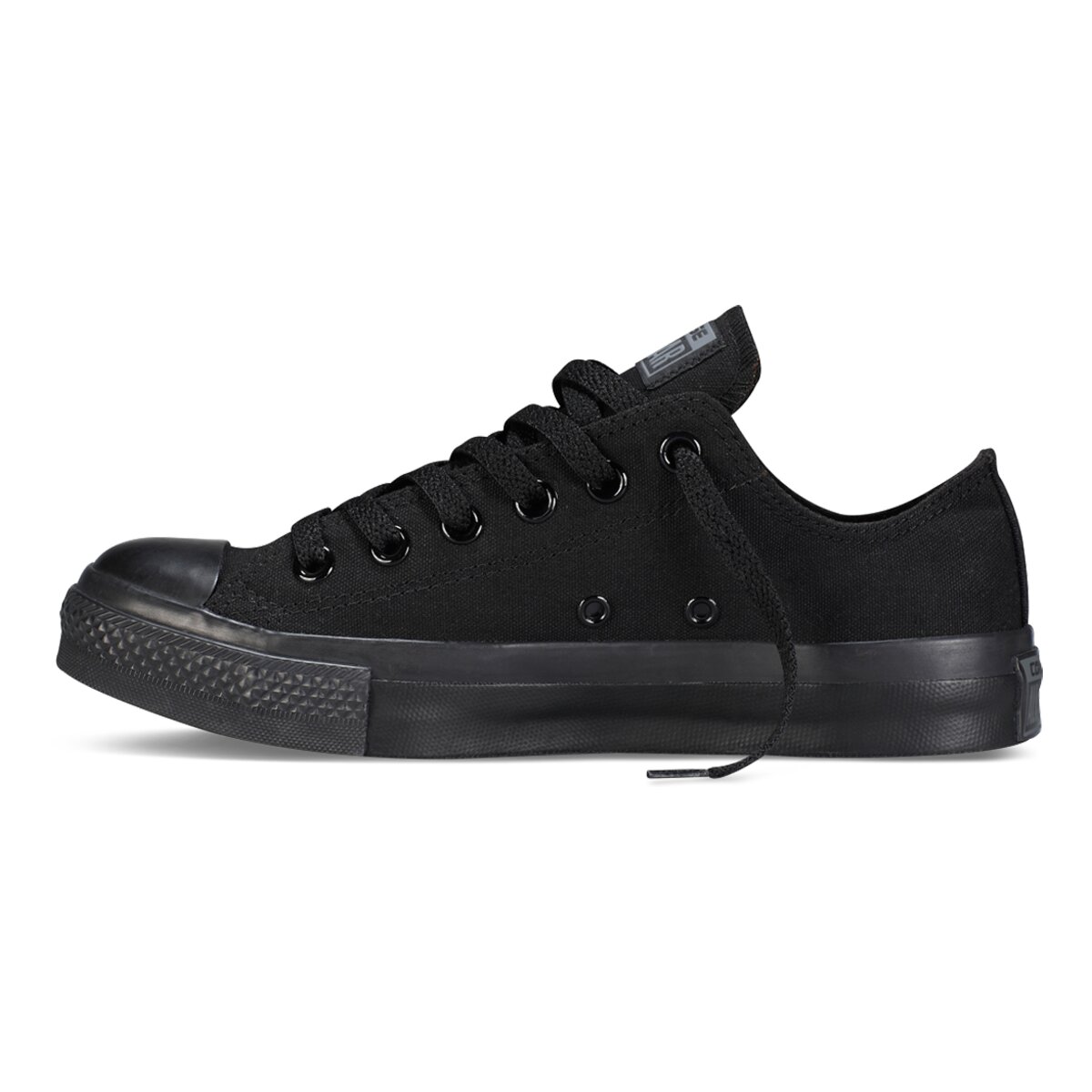 Sapatilhas baixas casual unissexo Chuck Taylor All Star em lona Converse Preto-5