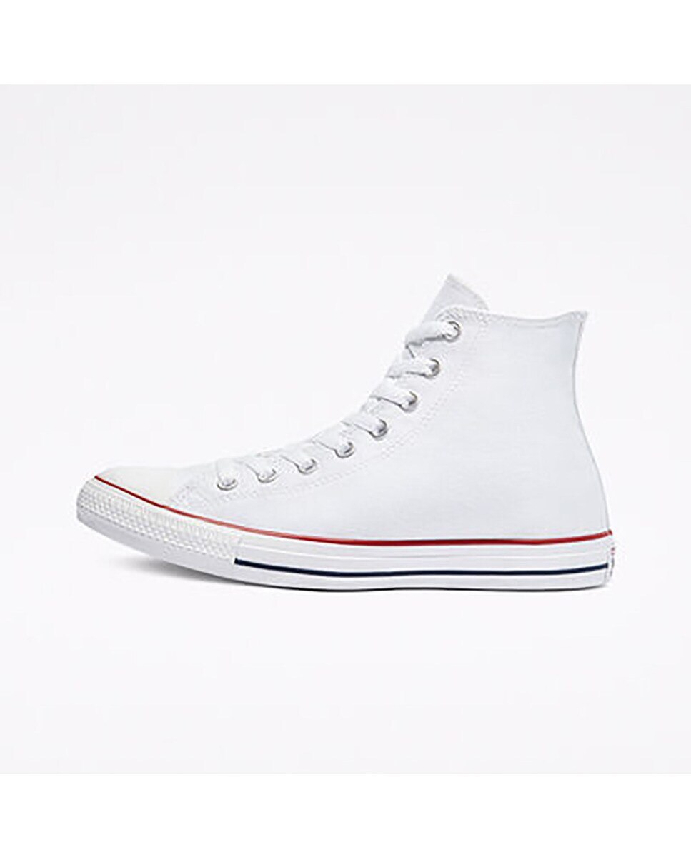 Zapatillas casual unisex Chuck Taylor All Star Alta Lona Converse - Blanco Blanco-4