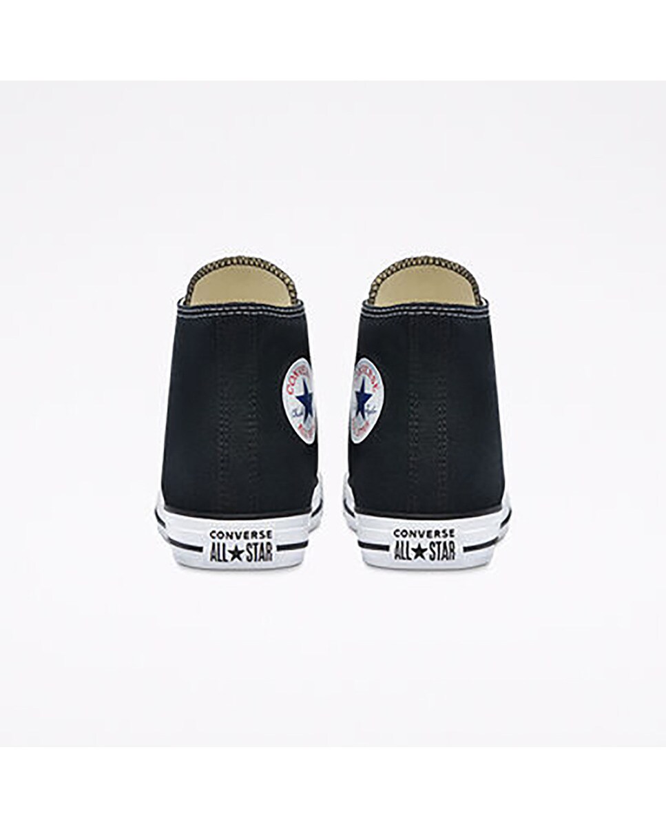 Sapatilhas altas casual unissexo Chuck Taylor All Star em lona Converse Preto-5