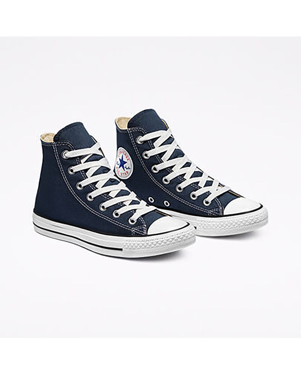 Sapatilhas altas casual unissexo Chuck Taylor All Star em lona Converse Azul-marinho-2