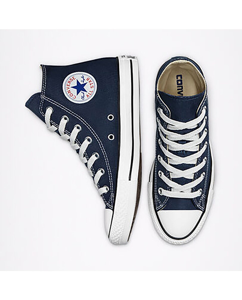 Sapatilhas altas casual unissexo Chuck Taylor All Star em lona Converse Azul-marinho-3