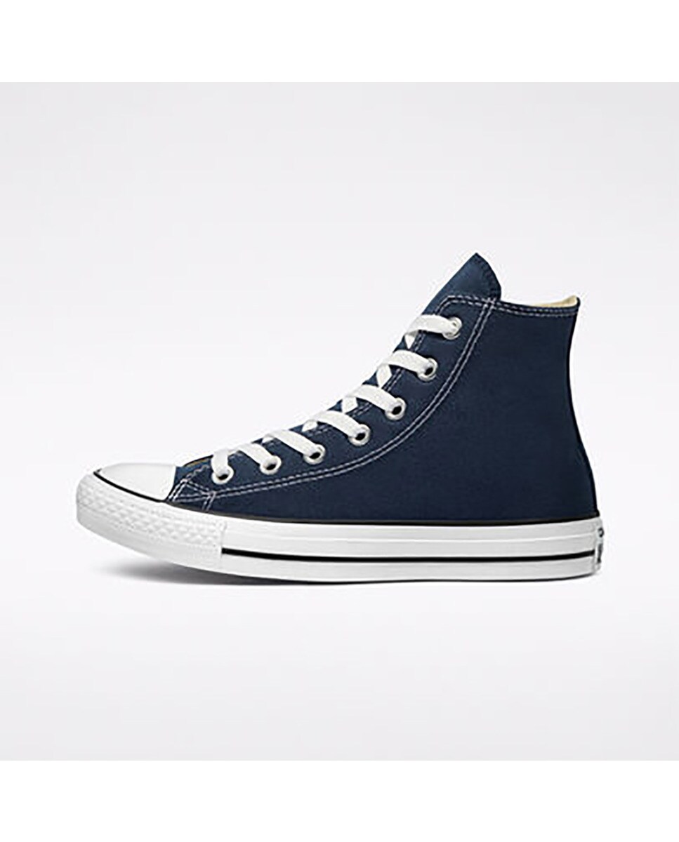Sapatilhas altas casual unissexo Chuck Taylor All Star em lona Converse Azul-marinho-4
