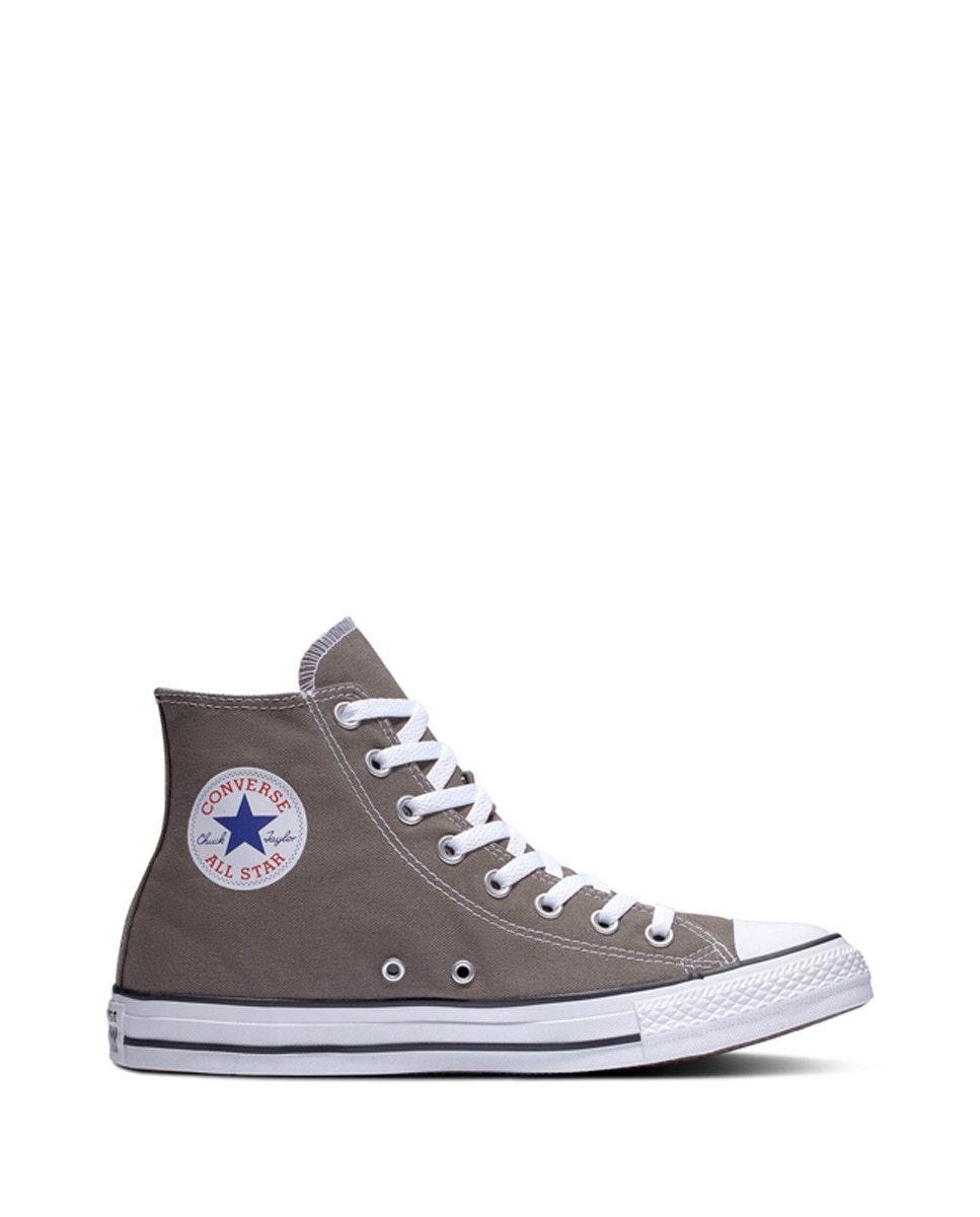 Zapatillas casual unisex Chuck Taylor All Star Alta Lona Converse - Gris oscuro Gris oscuro-1