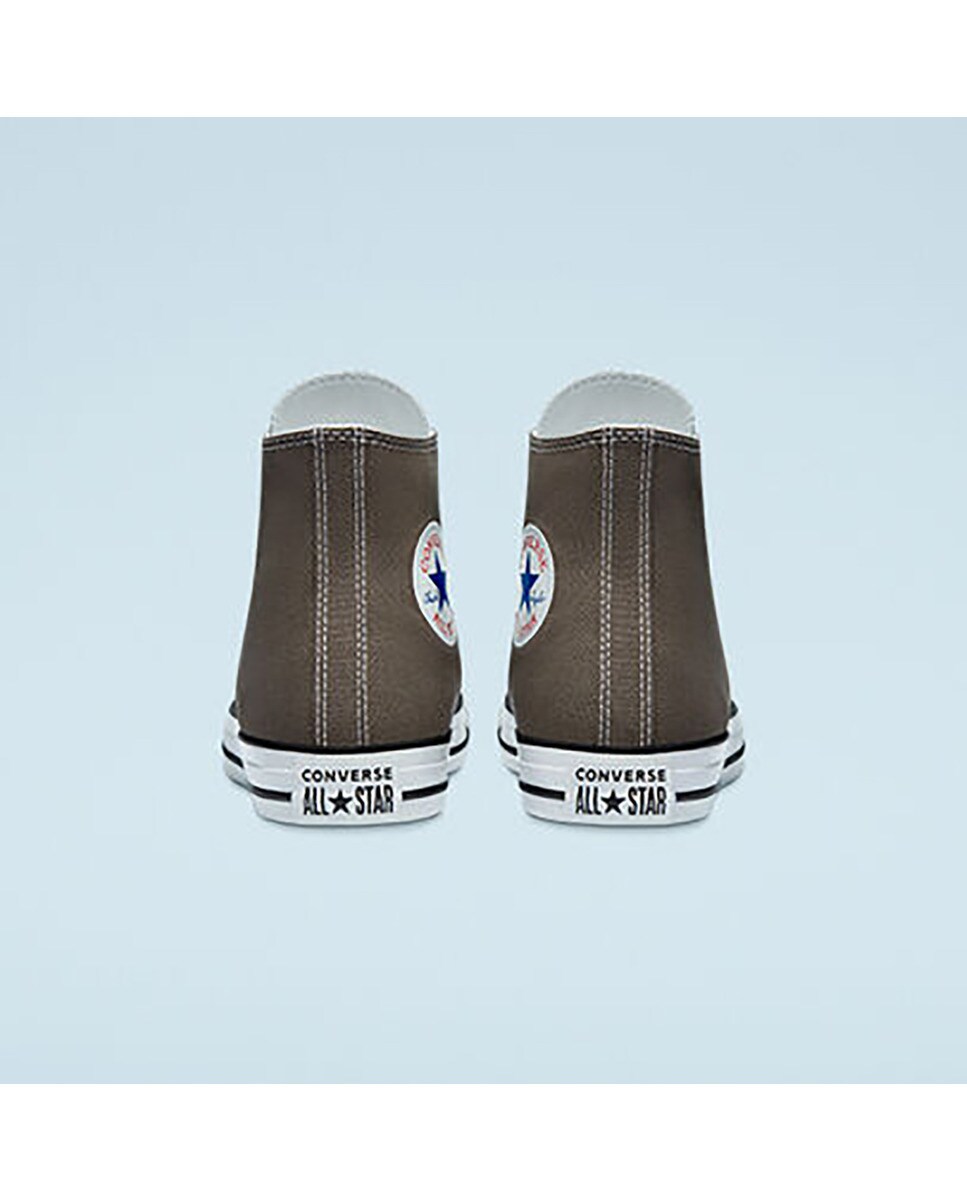 Zapatillas casual unisex Chuck Taylor All Star Alta Lona Converse - Gris oscuro Gris oscuro-5