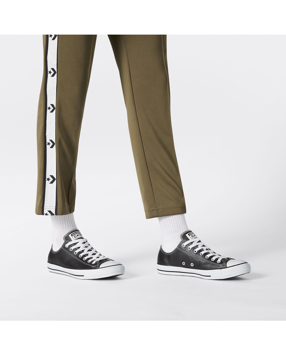 Sapatilhas baixas casual unissexo Chuck Taylor All Star em pele Converse Preto-6