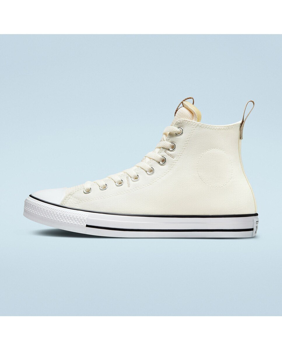 Sapatilhas Casual Altas Unissexo Chuck Taylor All Star Branco-marfim-8