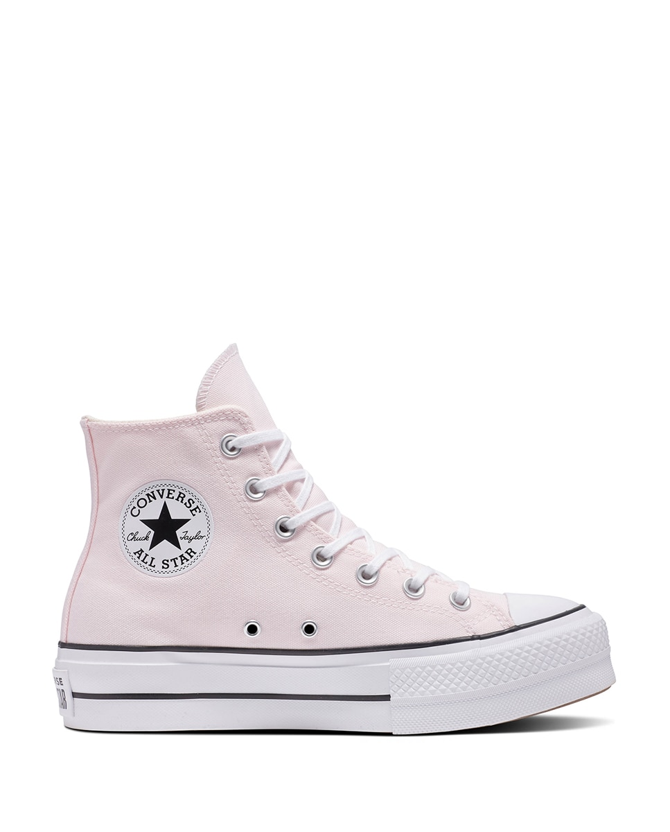 Sapatilhas Casual Altas de Mulher Chuck Taylor All Star Lift Platform Seasonal Color Rosa-1