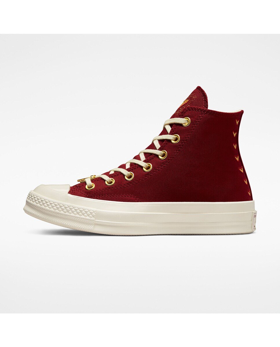 Sapatilhas Casual Altas de Mulher Chuck 70 Valentines Day Grená-4