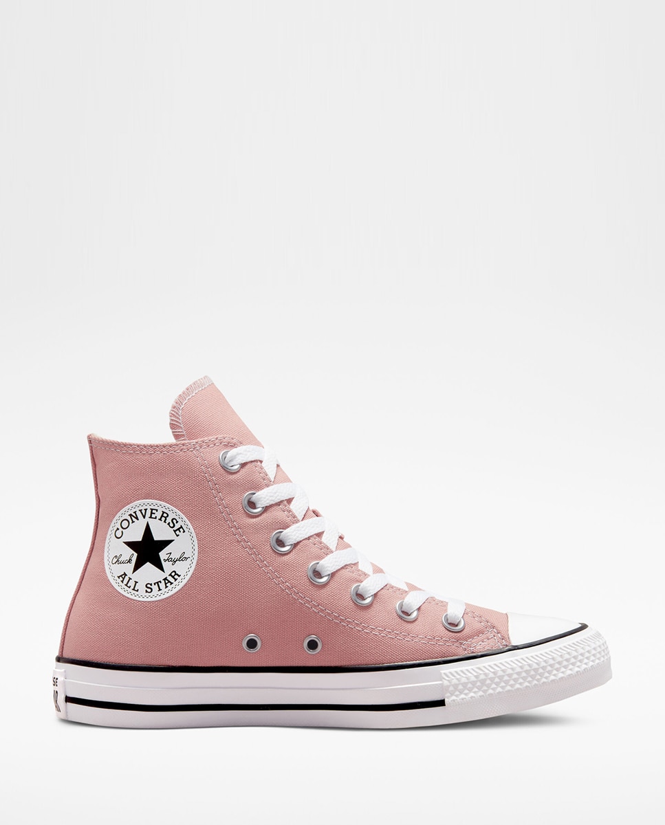 Sapatilhas Casual Altas Unissexo Chuck Taylor All Star Seasonal Color Rosa-1